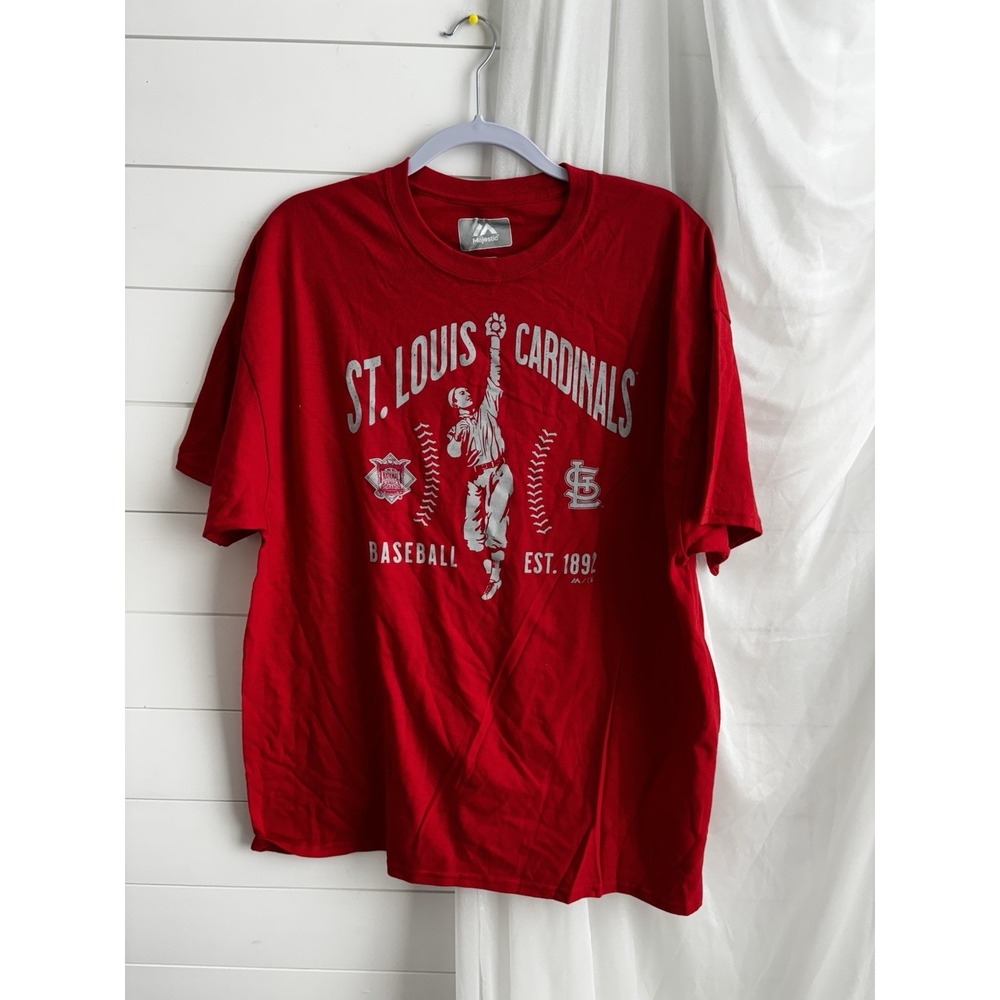 St Louis‎ Cardinals Majestic Men Tshirt Xl